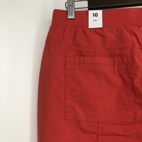 NWT Reitmans coral Capri pants pockets size 10 - Picture 8 of 13
